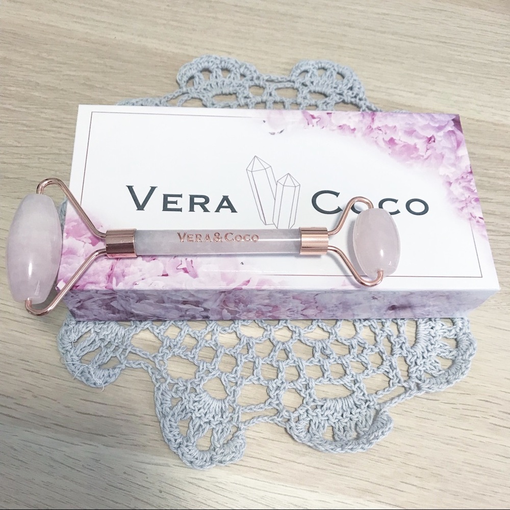 Jade Rose Quartz Face Roller
